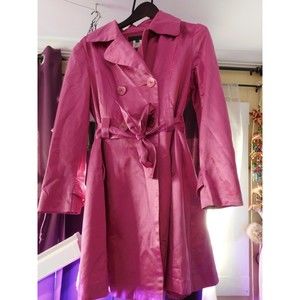 Renato Nucci Trench Coat Women's Size 40 Pink